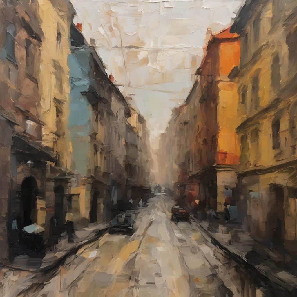 Απλοποιημένη εικόνα γραφείου τέχνης και δημιουργικής σκηνής, ιδανική για καλλιτεχνική δημιουργία.